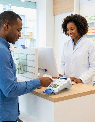 PAX A80 utilisé aussi en pharmacie TPE Pax en Martinique disponibles chez Solution Paiement
